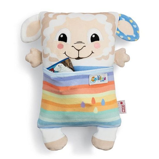 NICI NICI Cosidoos plyš Ovečka oboustranný motiv 30x20cm