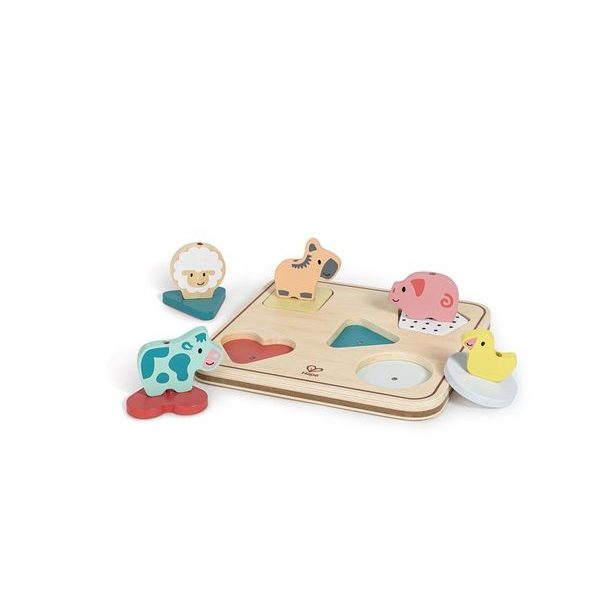 Hape Puzzle se zvuky na desce - Zvířátka