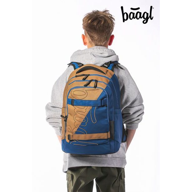 BAAGL Školní batoh Skate max Duo