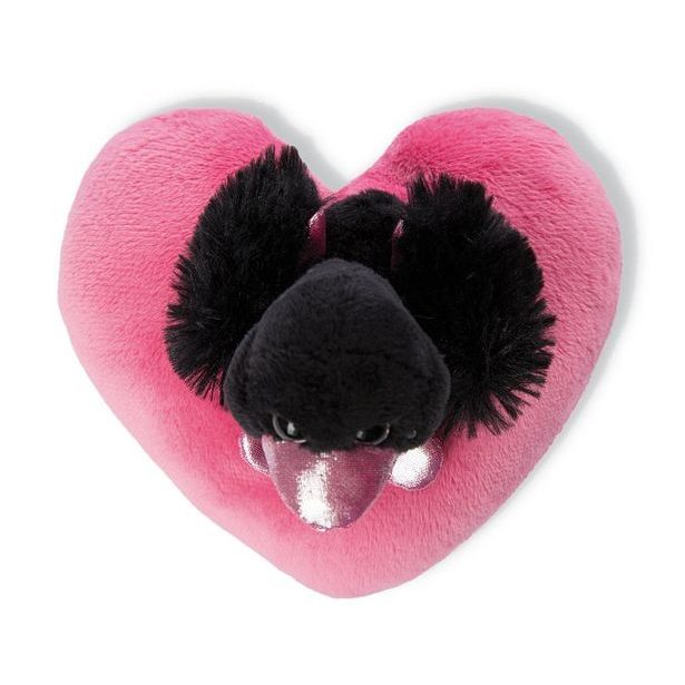 NICI NICI plyš Love Černá labuť se srdíčkem 10cm, GREEN
