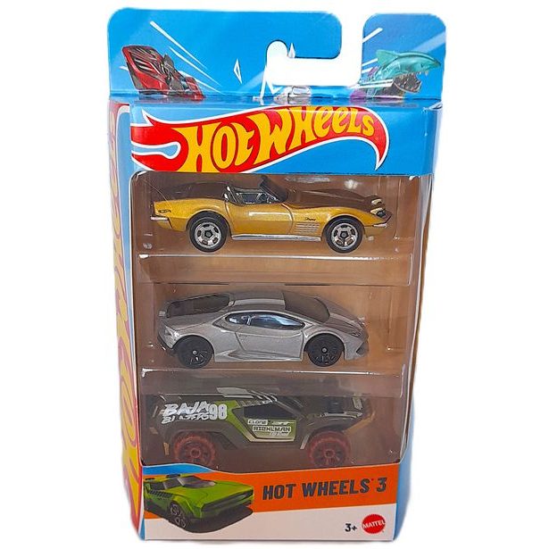 HW Autíčka sada 3ks