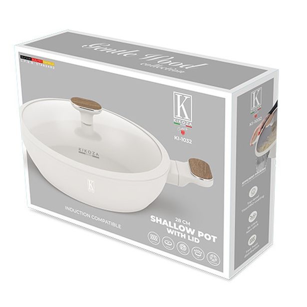 BERLINGERHAUS Pánev hluboká s titanovým povrchem 28 cm Sahara Nordic Collection KI-1032