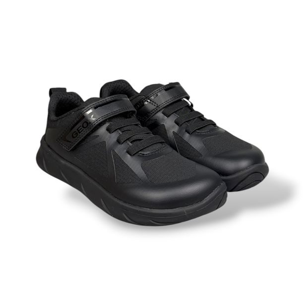 Geox Foot-Run – Černé chlapecké barefoot tenisky