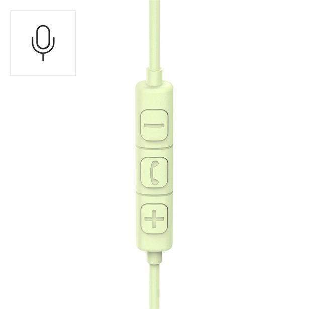 Hama USB-C sluchátka s mikrofonem Fun C, uzavřená, zelená