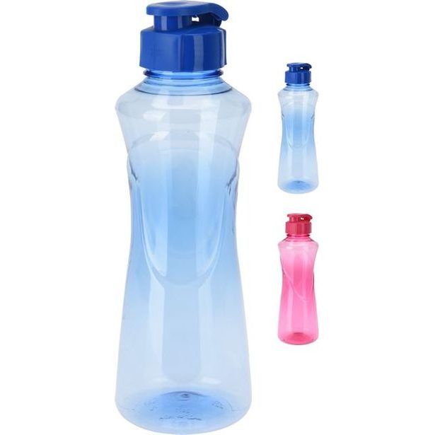 láhev 0,9l SPORT, kryt+nápitka, 2barvy, transp.plast