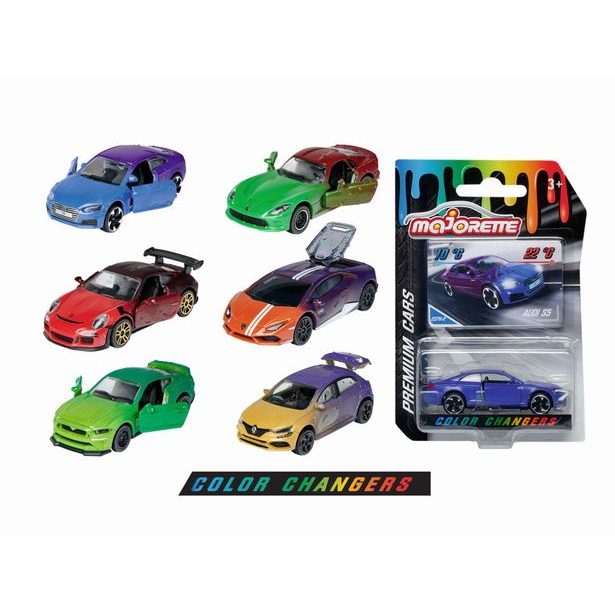 Autíčko Color Changers, 6 druhů