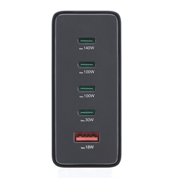 Hama USB nabíjecí stanice GaN, 4x USB-C PD, 1x USB-A QC, 240 W