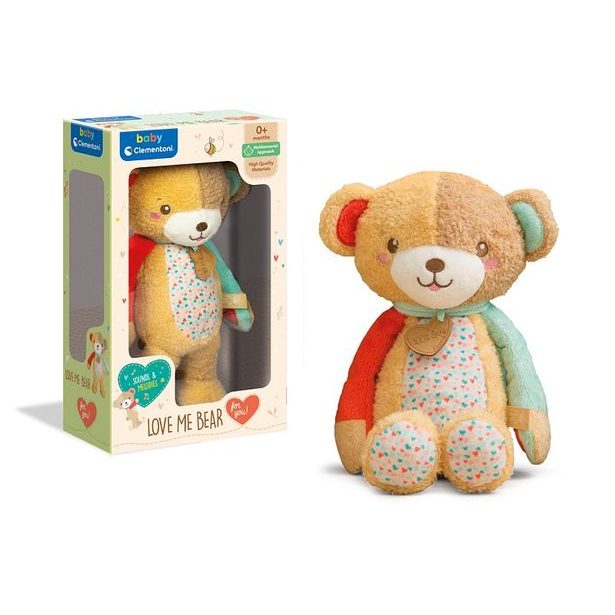 CLEMENTONI Plyšový medvídek se zvuky