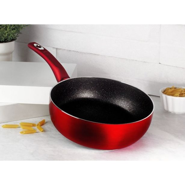 BERLINGERHAUS Pánev prohazovací 26 cm Burgundy Metallic Line BH-1302