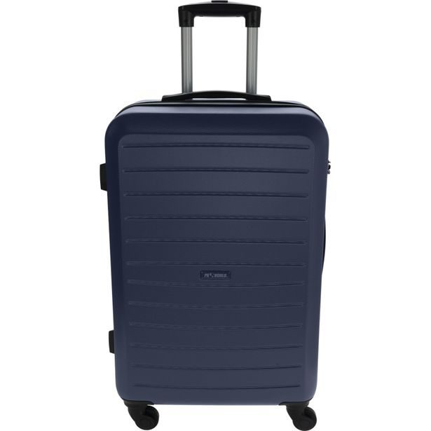 PROWORLD Sada plastových cestovních kufrů 3 ks 50 / 60 / 70 cm tmavě modrá KO-FB5000470