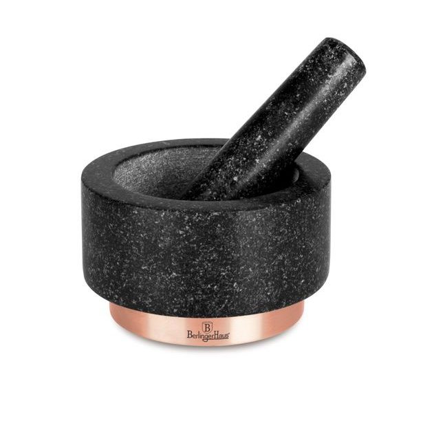 BERLINGERHAUS Hmoždíř žulový 14 x 8 cm Black Rose Collection BH-8608