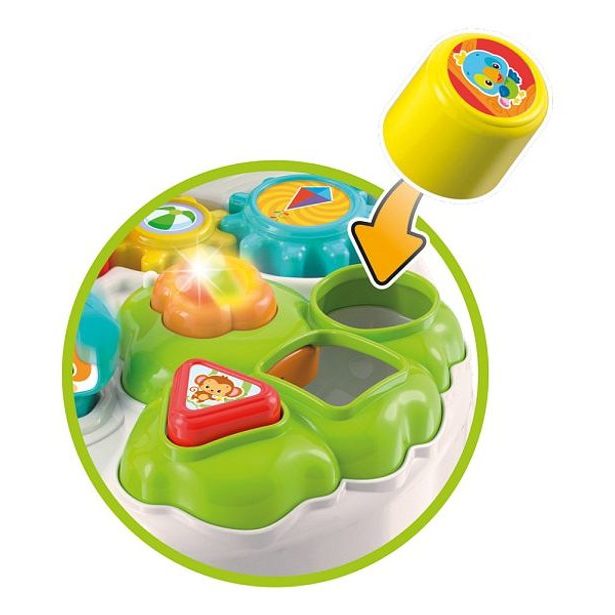 Clemmy baby - Veselý hrací stolek s kostkami a zvířátky