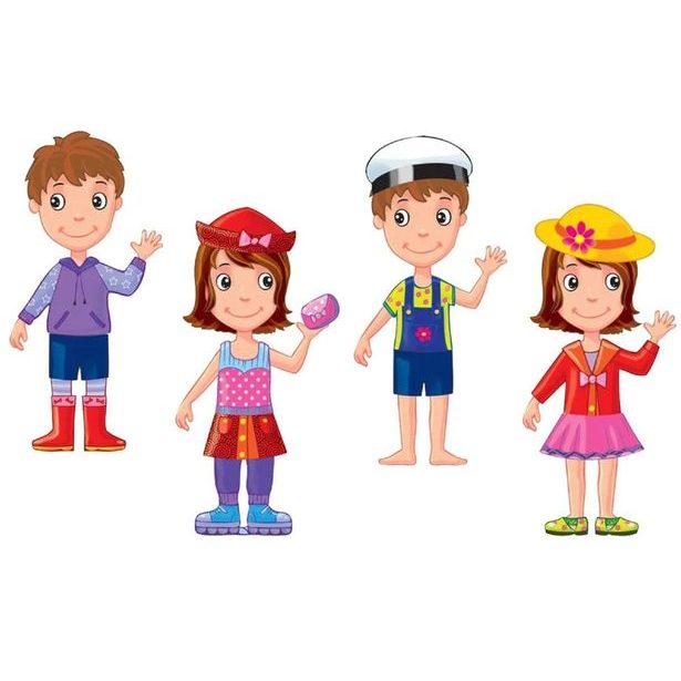 Psaní s magnety - Oblékání