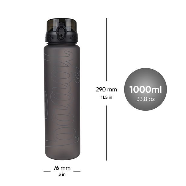 BAAGL Tritanová láhev na pití Darkness, 1000 ml