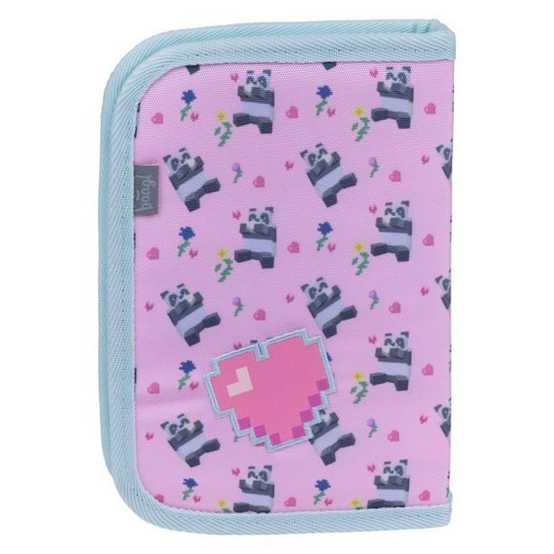 BAAGL Školní penál jednopatrový Minecraft Panda