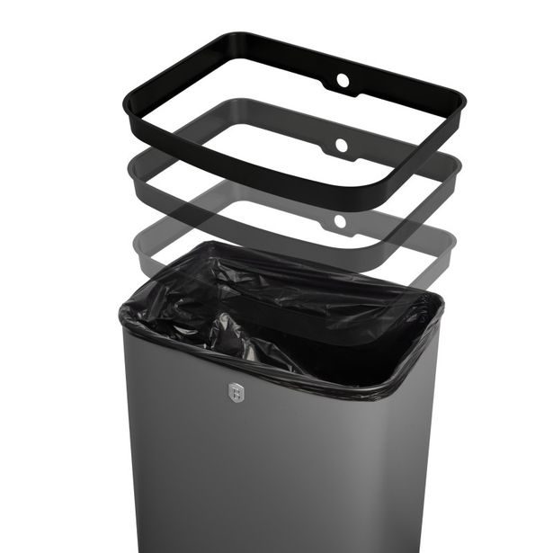 BERLINGERHAUS Koš odpadkový se senzorovým otvíráním 60 l Anthracite Collection BH-9798