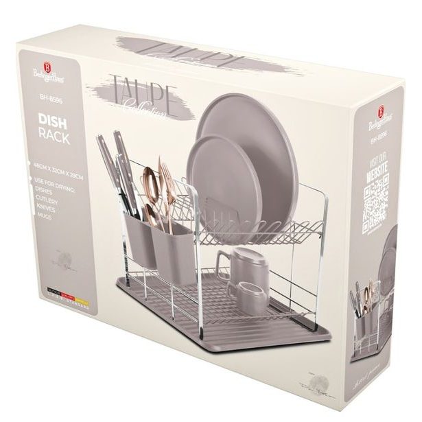 BERLINGERHAUS Odkapávač na nádobí Taupe Collection BH-8596