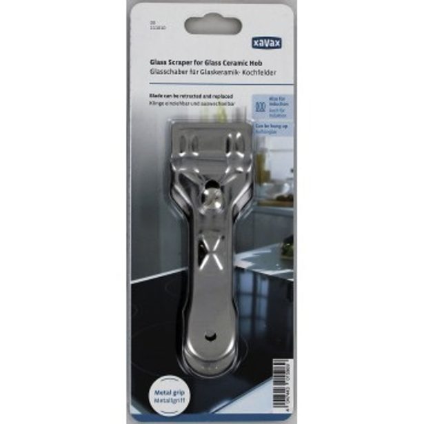 Xavax škrabka na sklokeramické varné desky, kovová