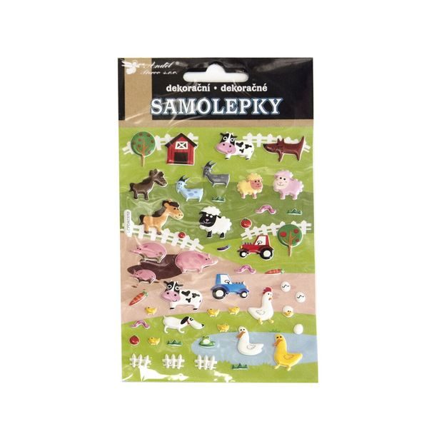 I Samolepky dětské farma 10x19 cm