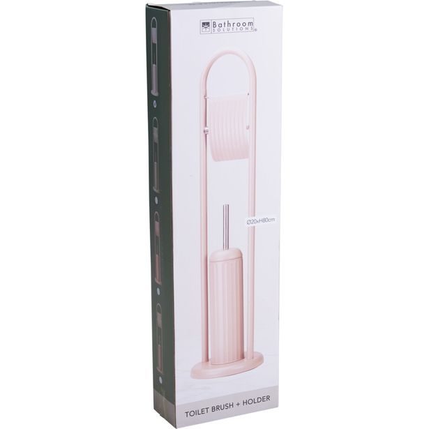 BATHROOM SOLUTIONS WC sada ve stojanu 80 cm hnědá KO-106000290hne