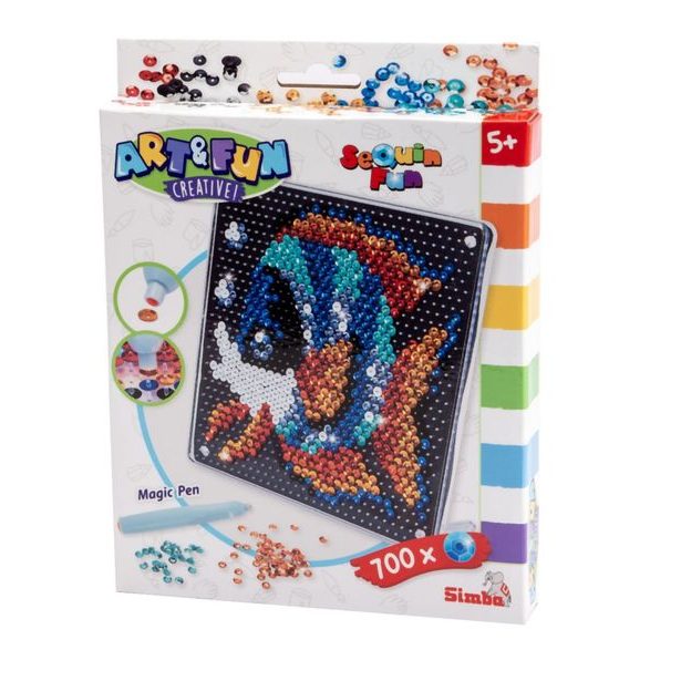 A&F Obrázek z flitrů Ryba