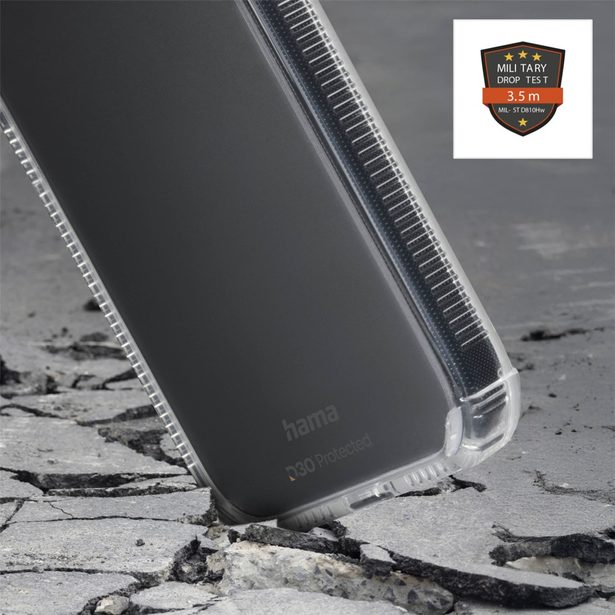 Hama Extreme Protect, kryt pro Samsung Galaxy A37 5G, D3O®, nežloutne, průhledný