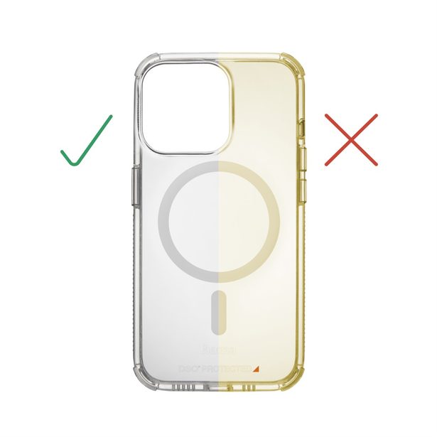 Hama Extreme Protect, kryt pro Apple iPhone 16, magnetický, D3O®, nežloutne, průhledný