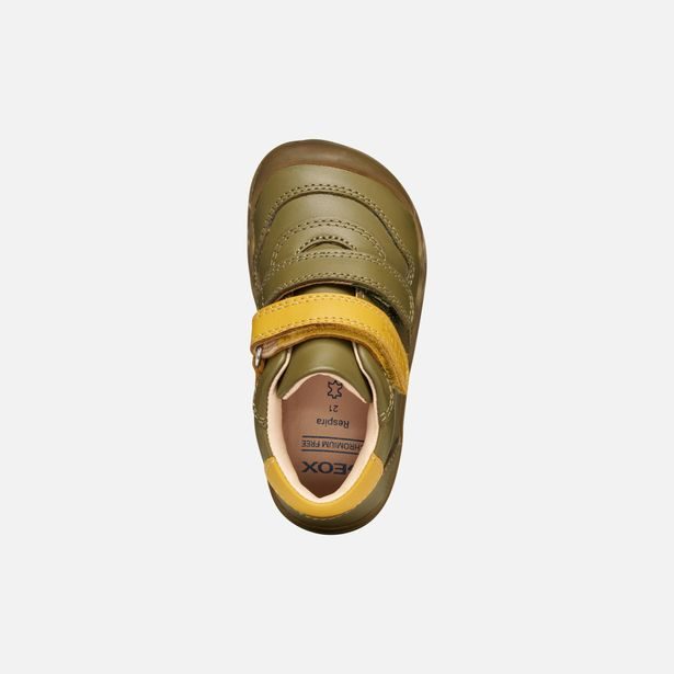 Geox Steppieup Khaki pro první krůčky