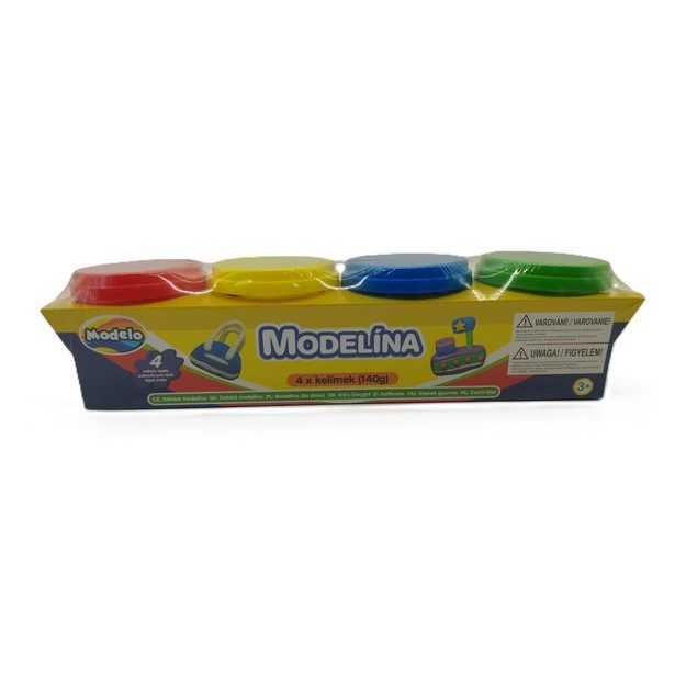 Modelína 4x 140g různé barvy