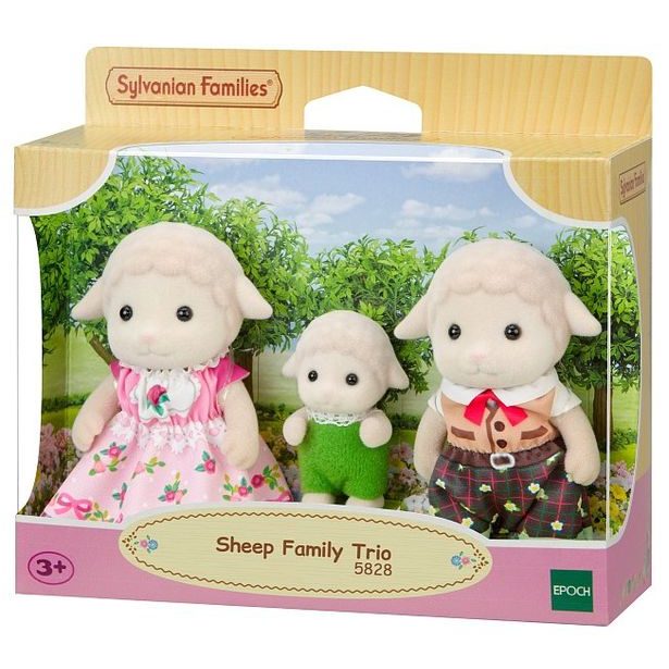 Sylvanian family Rodina oveček trio
