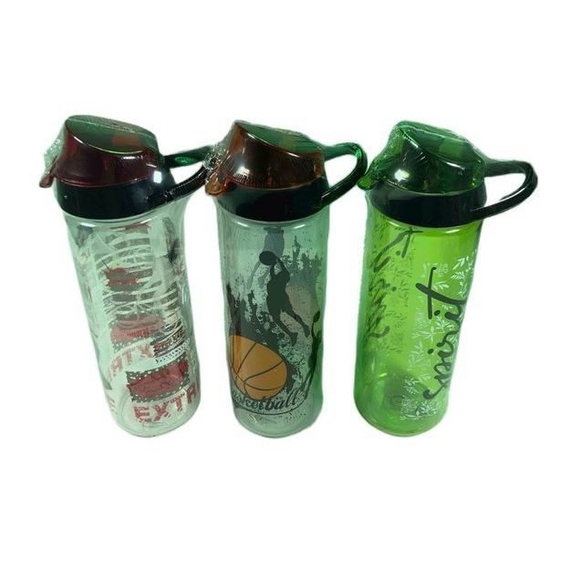 láhev 0,75l SKI, BASKET, SPIRIT, nápitka+kryt, sport, plast