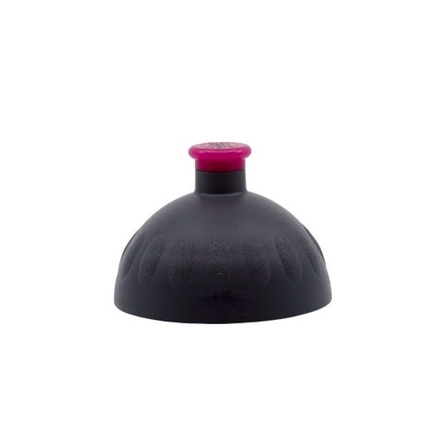 Zdravá láhev - víčko antracit/zátka fialová 674