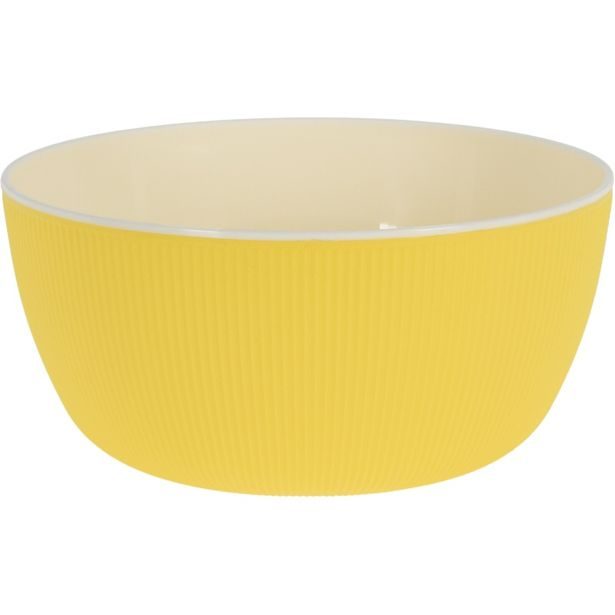 EXCELLENT HOUSEWARE Plastová mísa pr. 24 cm žlutá KO-030001720zlut