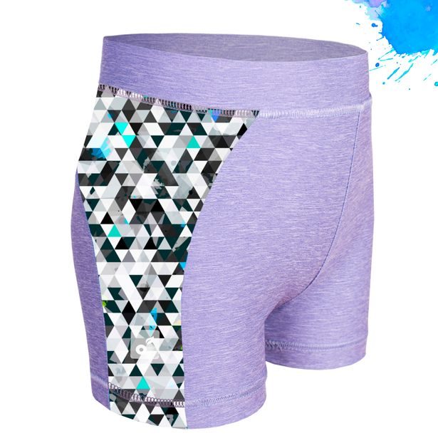 Dětské funkční kraťasy UV 50+, Žíhaná holubičí šedá, Metricon kluk (Unuo functional UPF 50+ shorts)