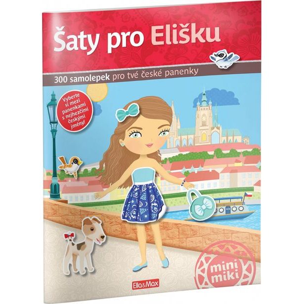 Šaty pro ELIŠKU ─ Kniha samolepek Baagl