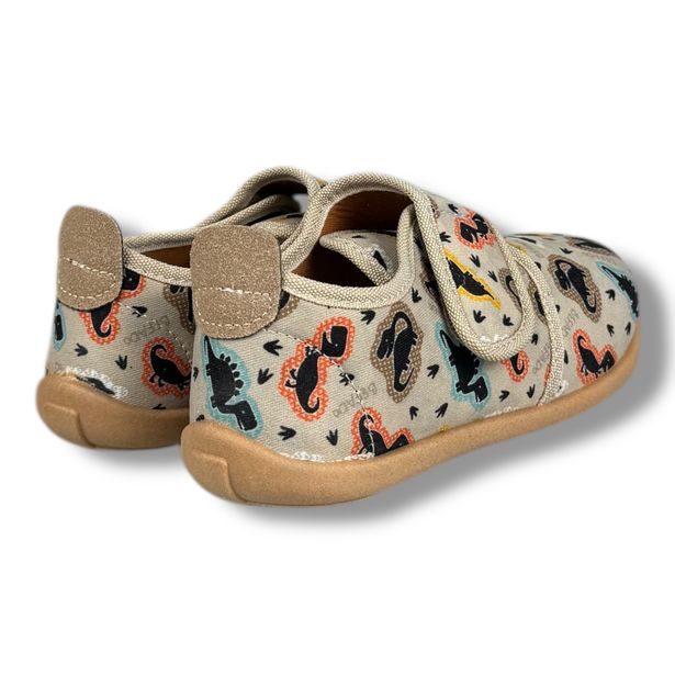 Chlapecká BAREFOOT domácí obuv Befado Softer 902X056 - dinosauři