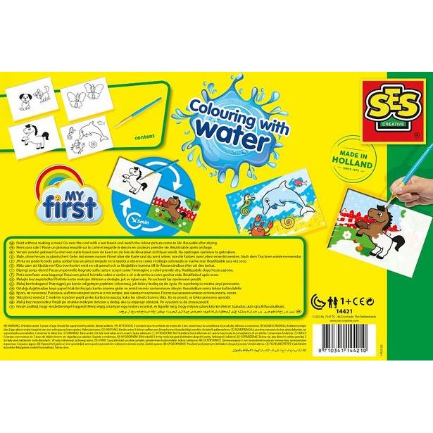 Moje první malování štětcem a vodou