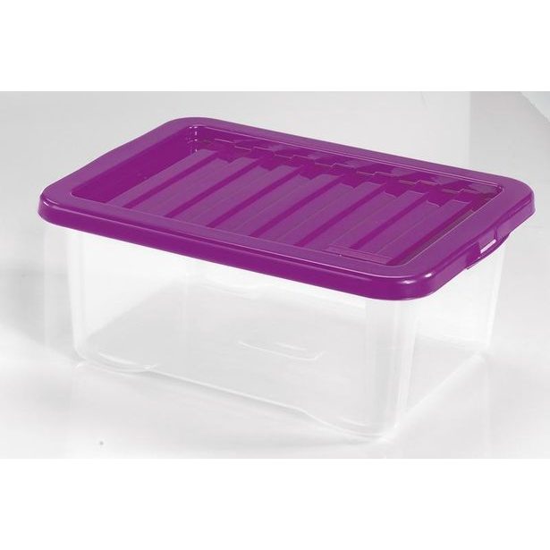 heidrun BOX ÚLOŽNÝ S VÍKEM 18L,QUASAR,PLAST,43X33X18CM