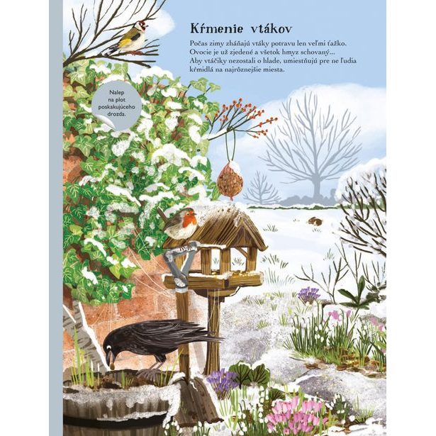 SVET SÝKORIEK, VRABCOV a ďalších spevavcov – Kniha samolepiek Baagl