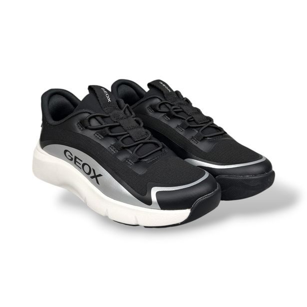 Černé chlapecké tenisky Geox Pro-ran Fast in