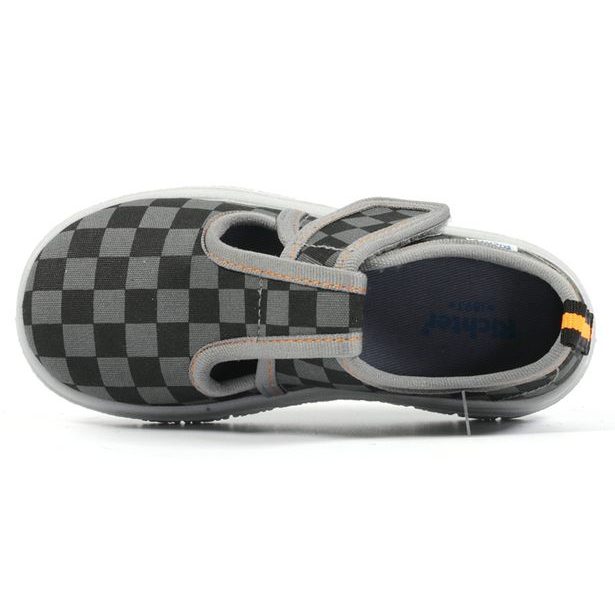 Dětské přezůvky Richter - Black (šachovnice)