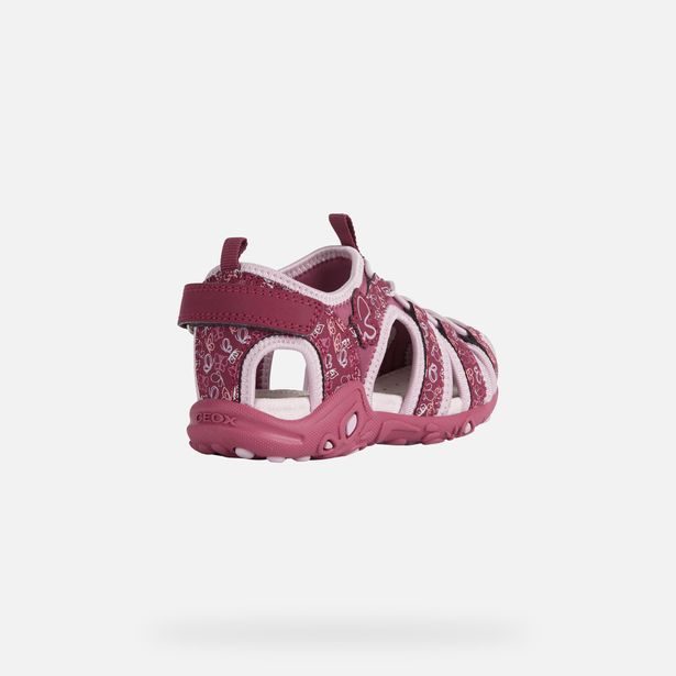 Růžové dívčí sandály Geox Sandal Whinberry G