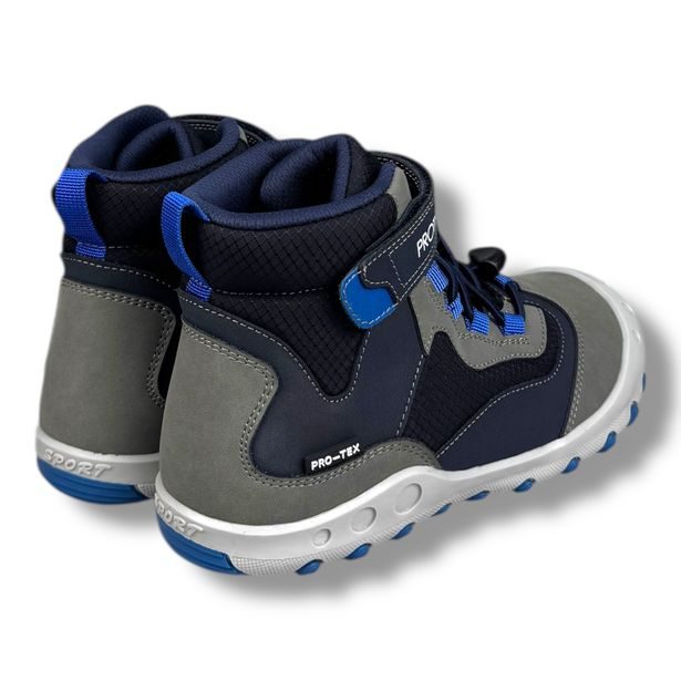 Dětská turistická obuv s membránou Protetika - Modré