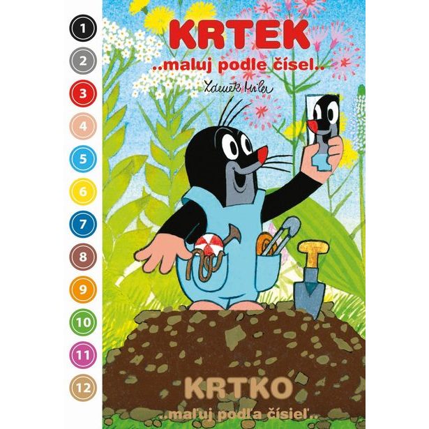 Maluj podle čísel A5 - Krtek 1