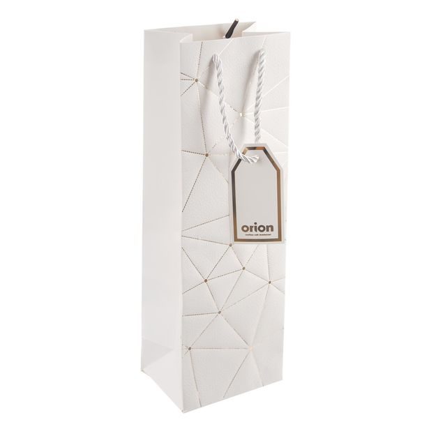 Dárková taška mřížka 12x9x36 cm