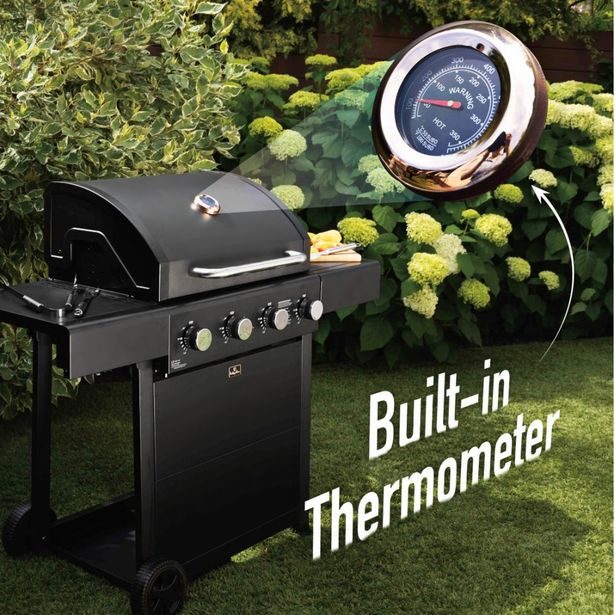 BERLINGERHAUS Plynový gril Outdoor 4 hořáky BH-8605