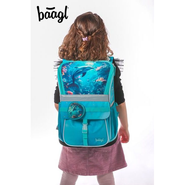 BAAGL Školní aktovka Zippy Delfín