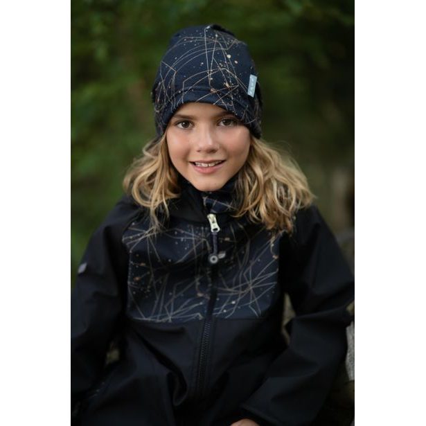 Unuo, Dětská softshellová bunda s fleecem, Černá, Šperky