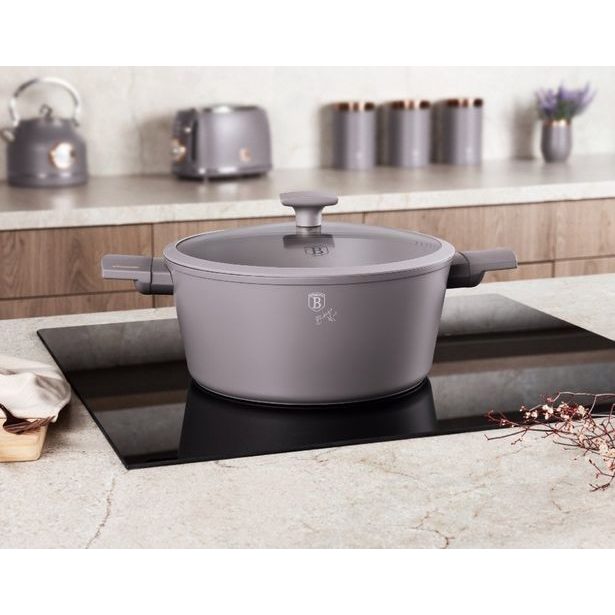 BERLINGERHAUS Sada nádobí s titanovým povrchem 10 ks Taupe Collection BH-8110