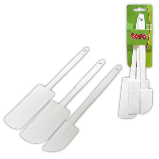 TORO Stěrka na pečení 3 ks, 26, 5 x 4, 6 cm, 24, 5 x 5 cm, 25 x 3 cm_hamashop